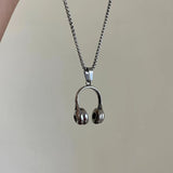 Headphone Pendant Necklace