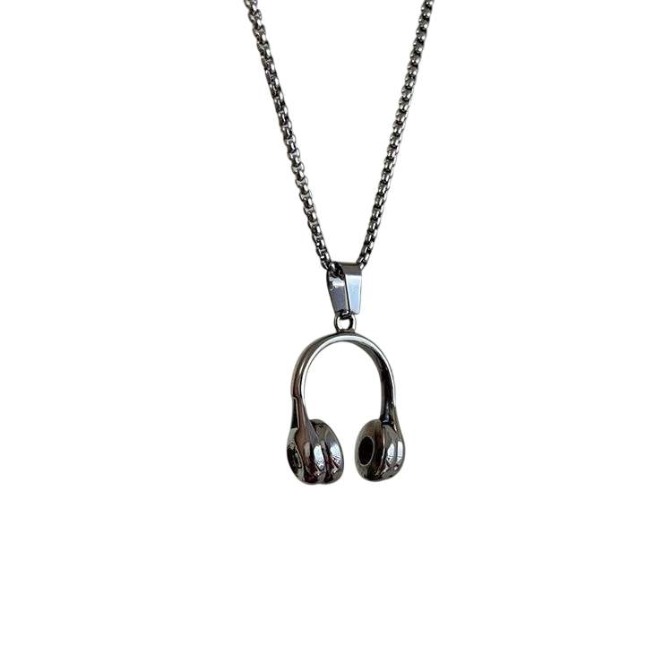 Headphone Pendant Necklace
