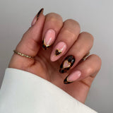 Elegant Leopard Print Nail Art