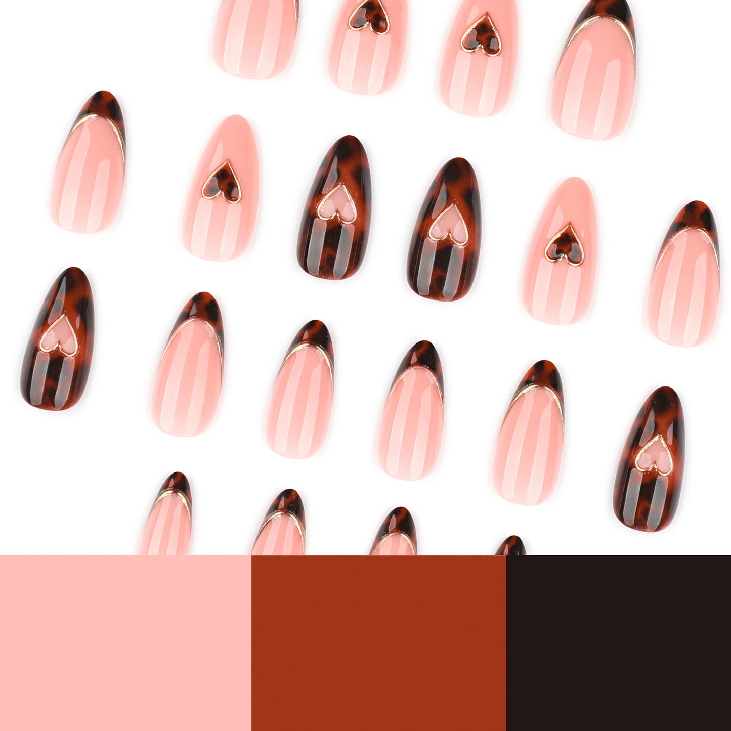 Elegant Leopard Print Nail Art