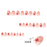 Cherry and Glitter Nail Art