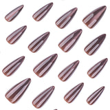 Metallic Gradient Nail Art