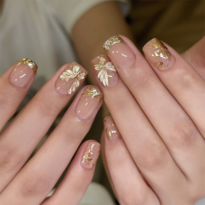 Elegant Nude Nail Art