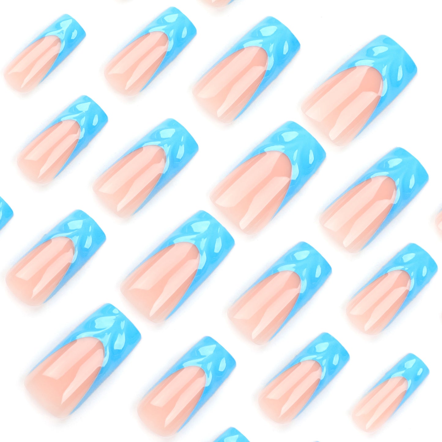 Two-Tone Acrylic Nail Art Set