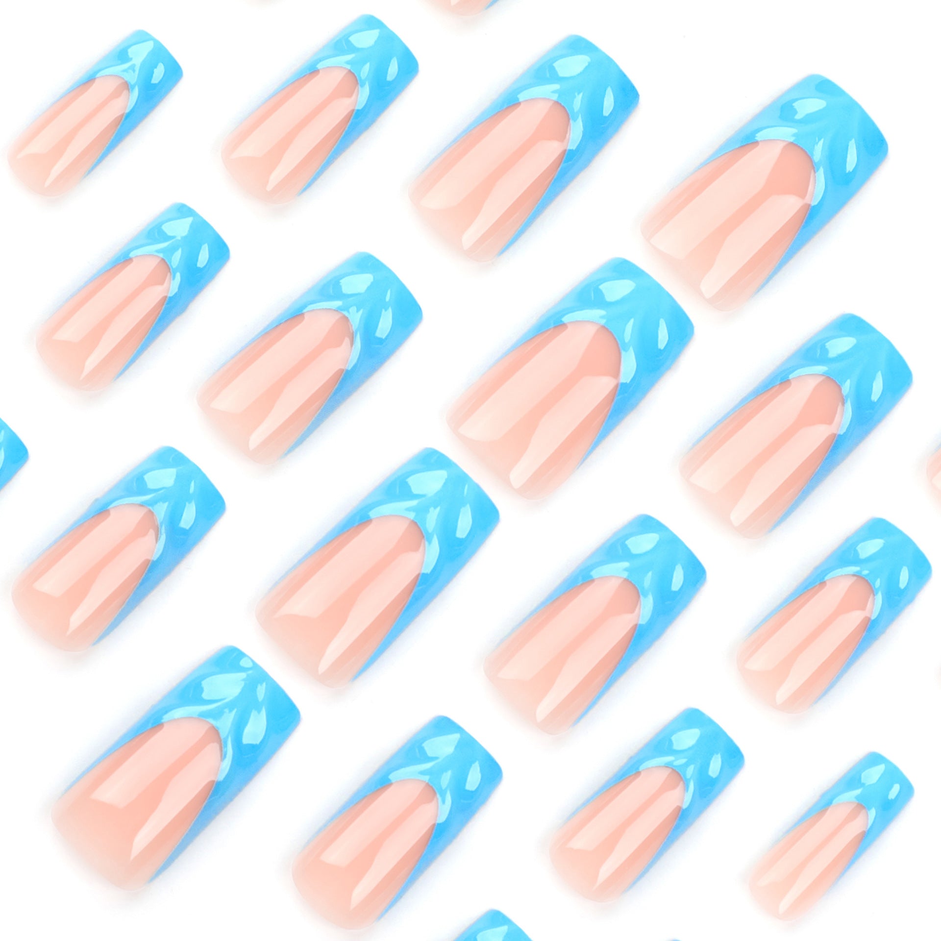 Two-Tone Acrylic Nail Art Set