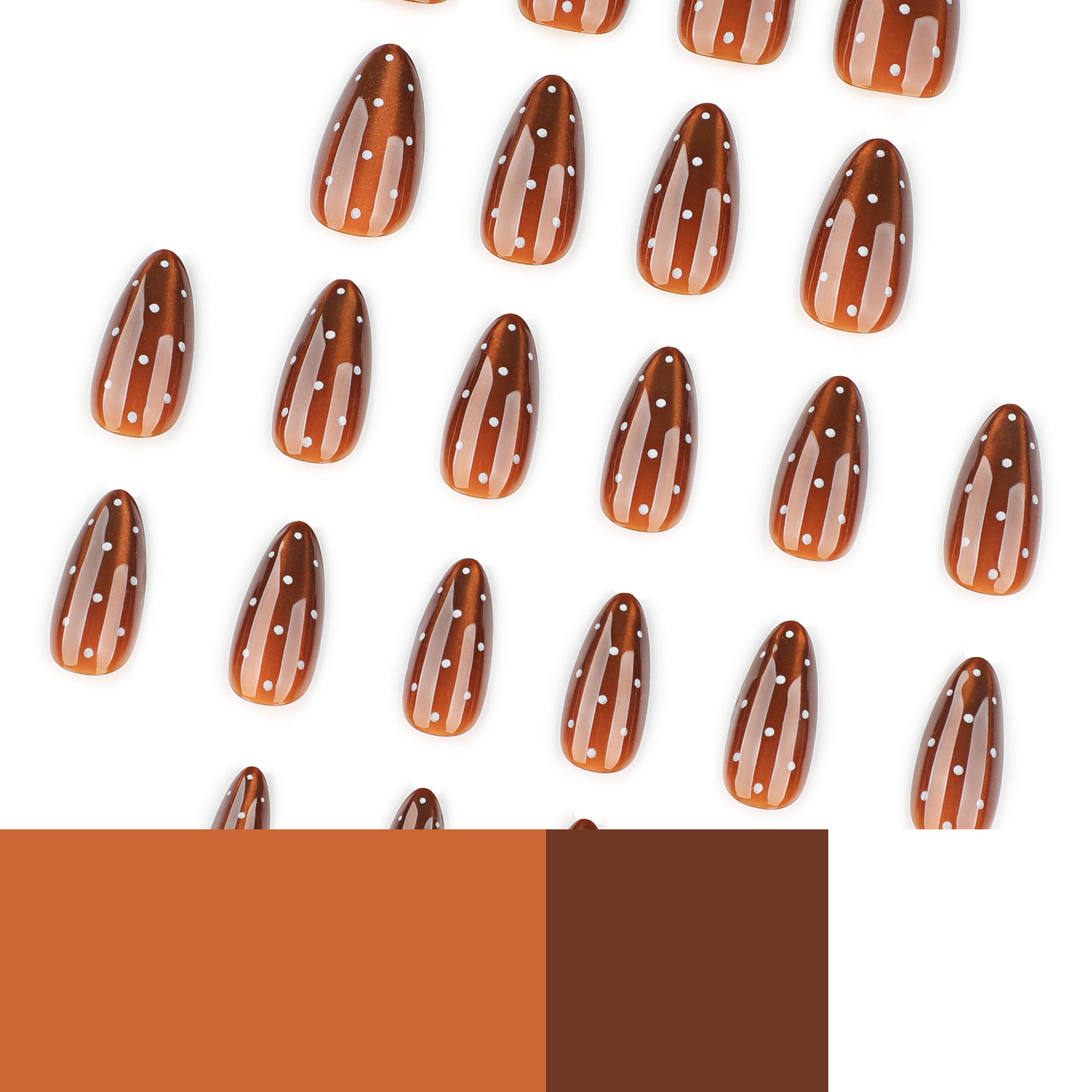 Elegant Brown Nail Art