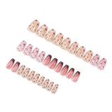 Elegant Dotted French Nail Art