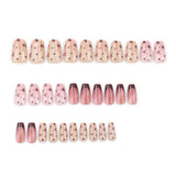 Elegant Dotted French Nail Art