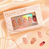 Elegant Dotted French Nail Art