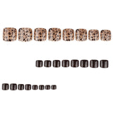 Leopard Print Gel Nail Art Set