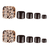 Leopard Print Gel Nail Art Set
