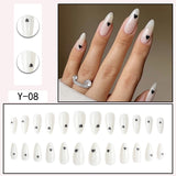 Elegant Nail Art with Heart Accents