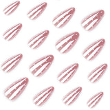 Polka Dot Stiletto Nails Art