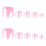 Stylish Pink and White Nail Art