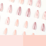 Glitter Marbled Nail Art