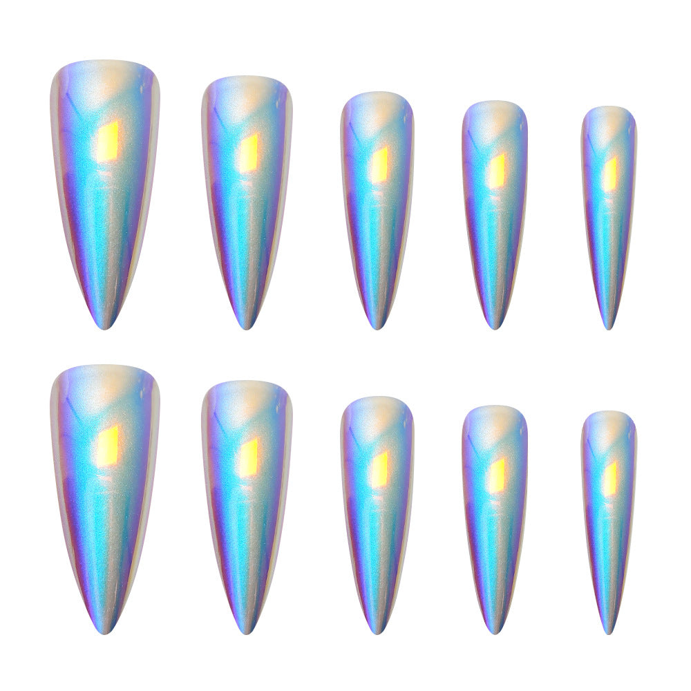 Almond-Shaped Stiletto Nails