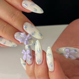 Pastel Floral & 3D Nail Art Set