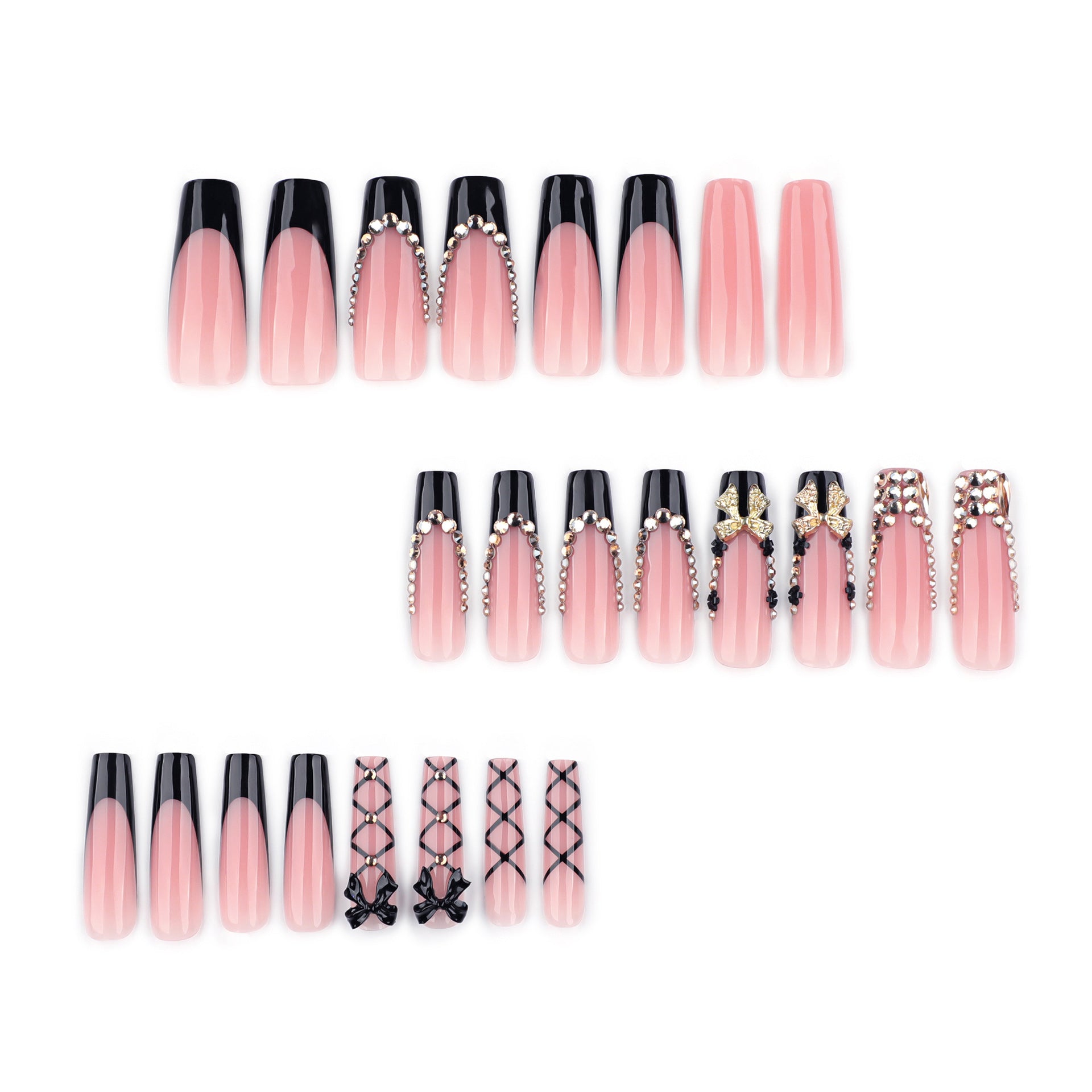 Elegant Acrylic Stiletto Nail Art