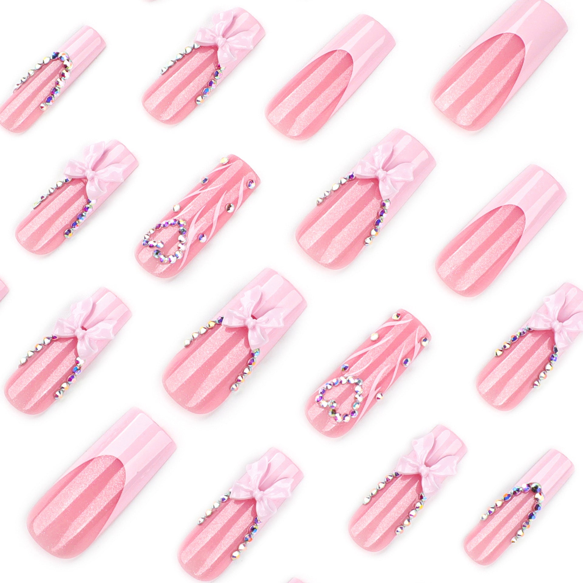 Elegant Pink Nail Art