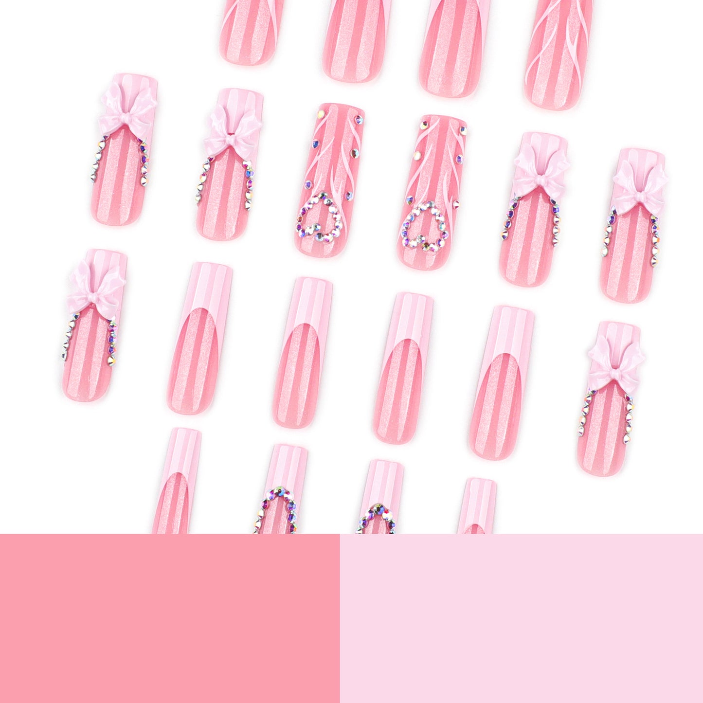 Elegant Pink Nail Art