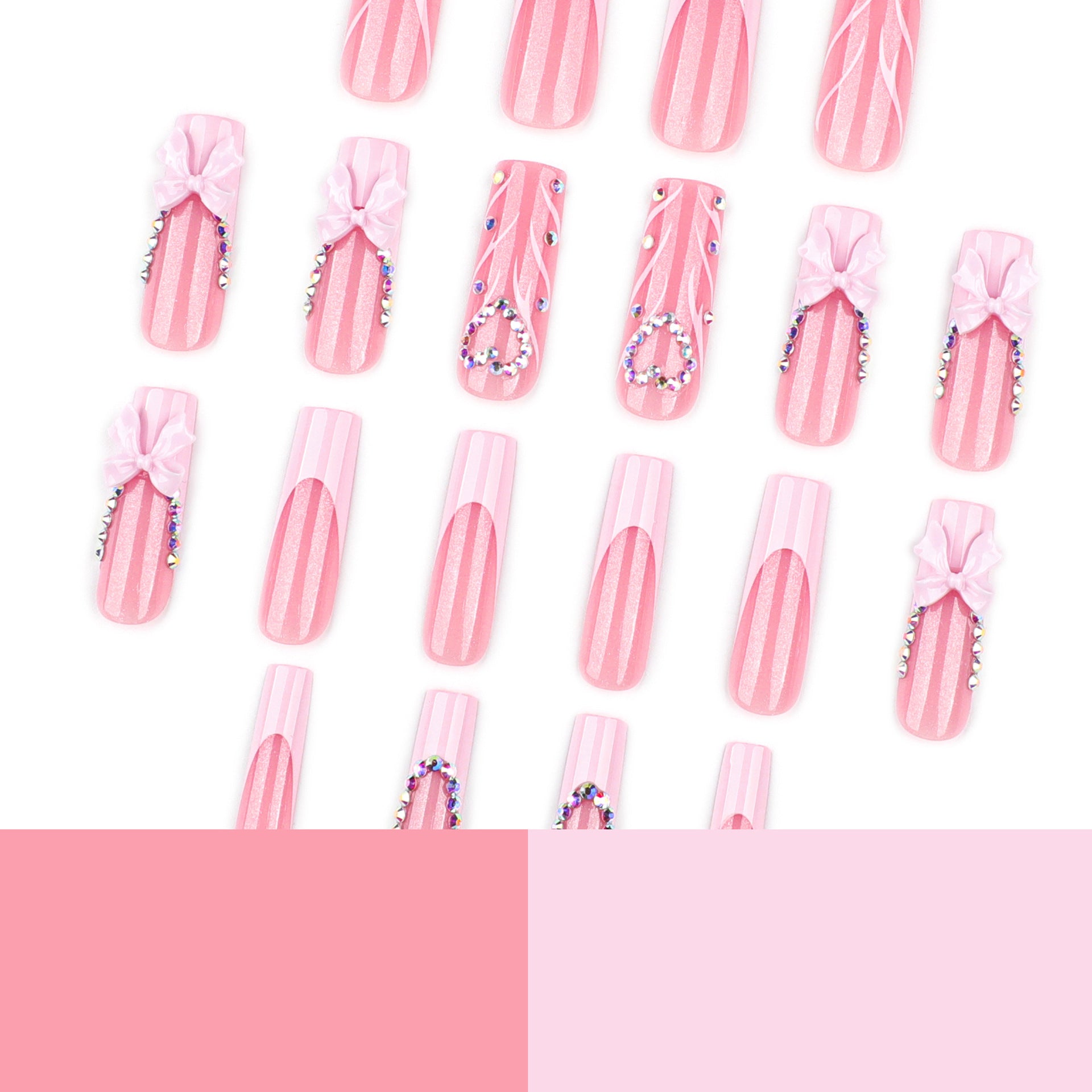 Elegant Pink Nail Art