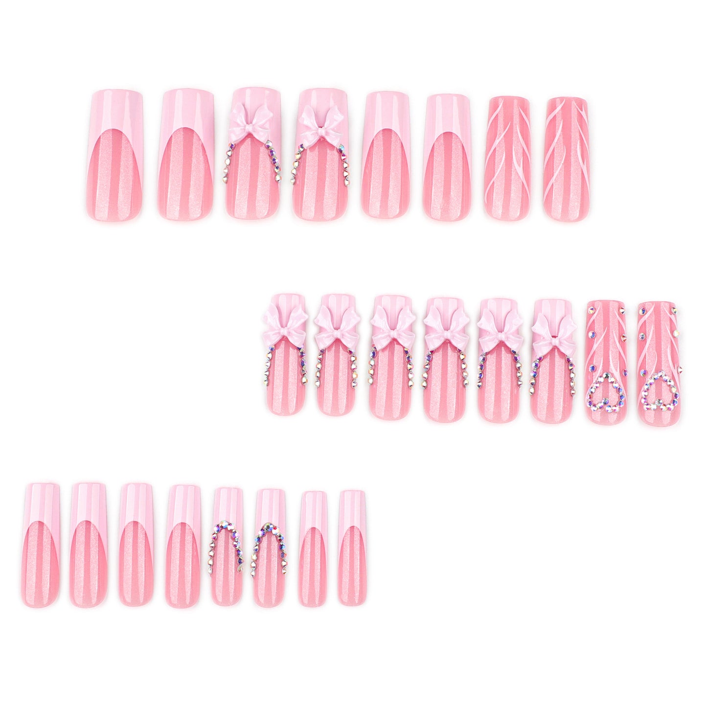 Elegant Pink Nail Art
