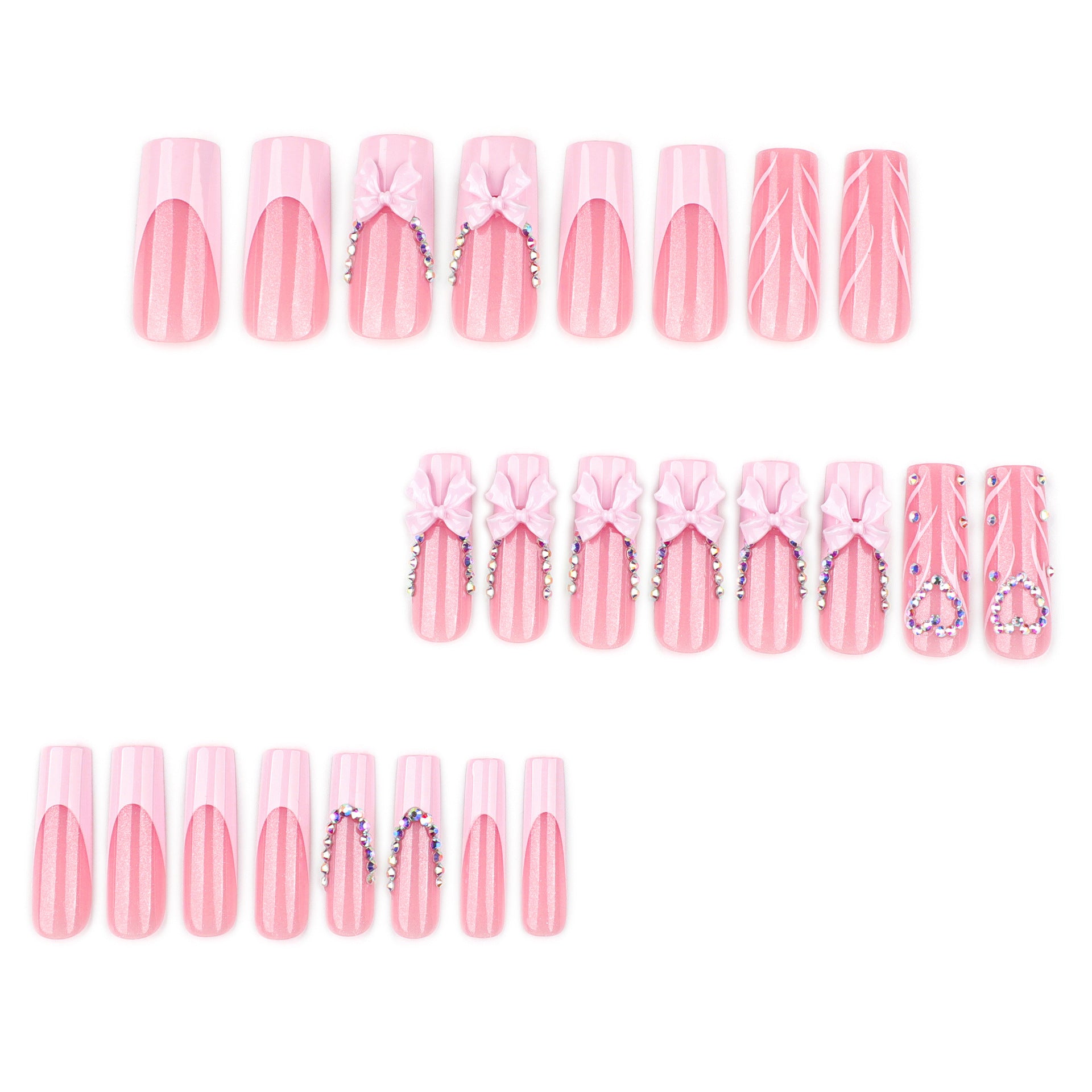 Elegant Pink Nail Art