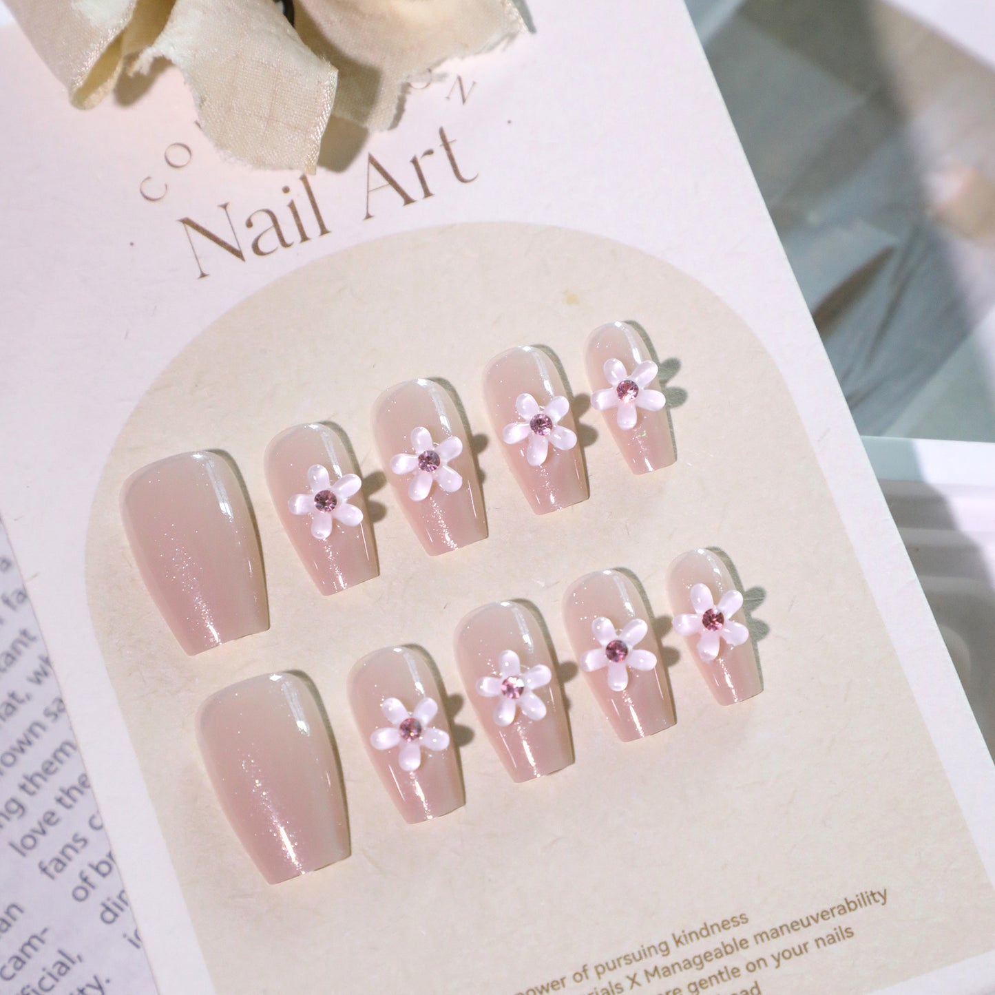 Nail Art with 3D Flower