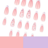 Floral French Nail Art