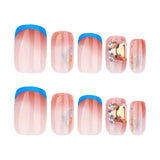 Elegant Nail Art with Gold Accents