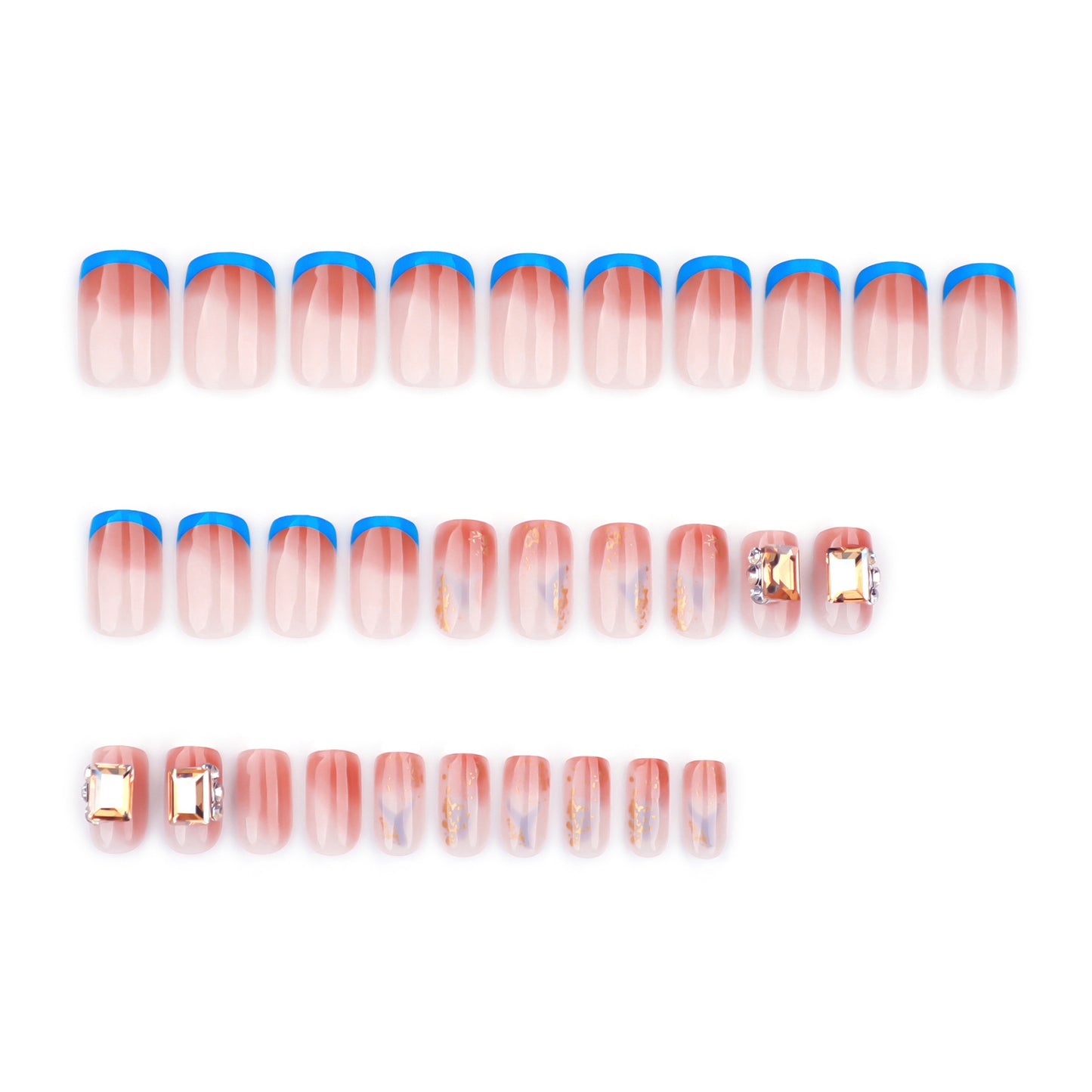 Elegant Nail Art with Gold Accents