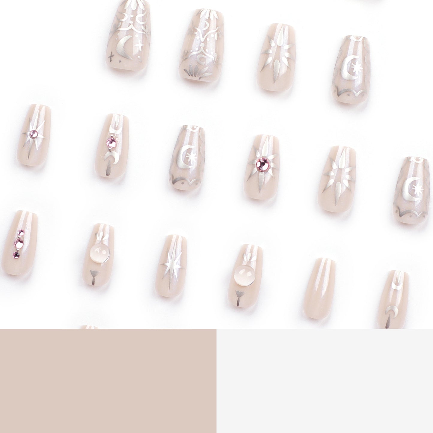 Clear Acrylic Nail Art
