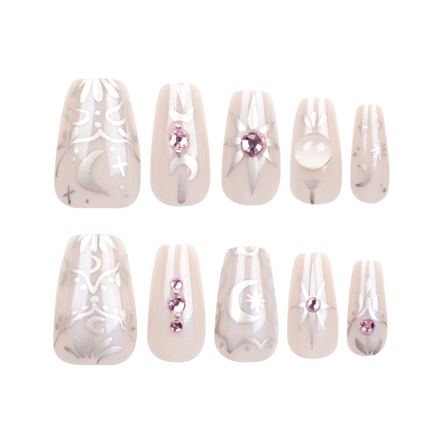 Clear Acrylic Nail Art