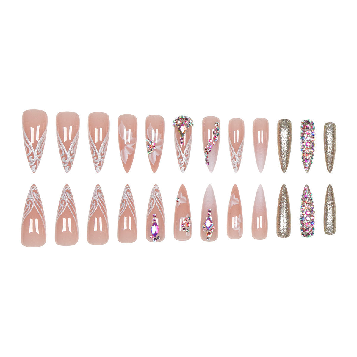 Floral 3D Nail Art Set