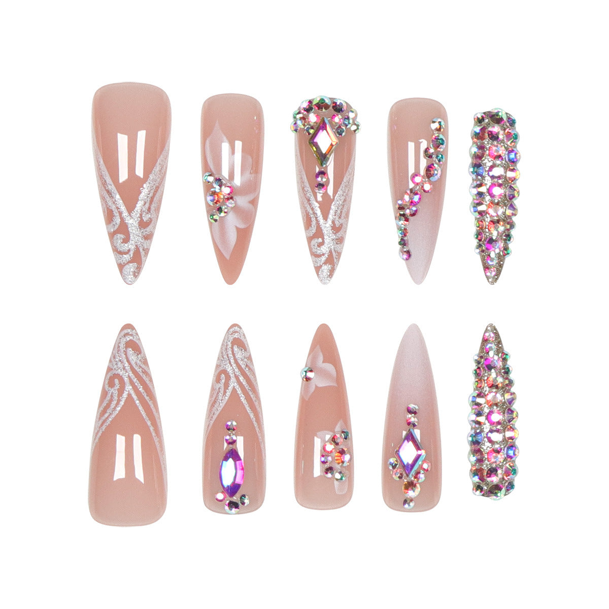 Floral 3D Nail Art Set