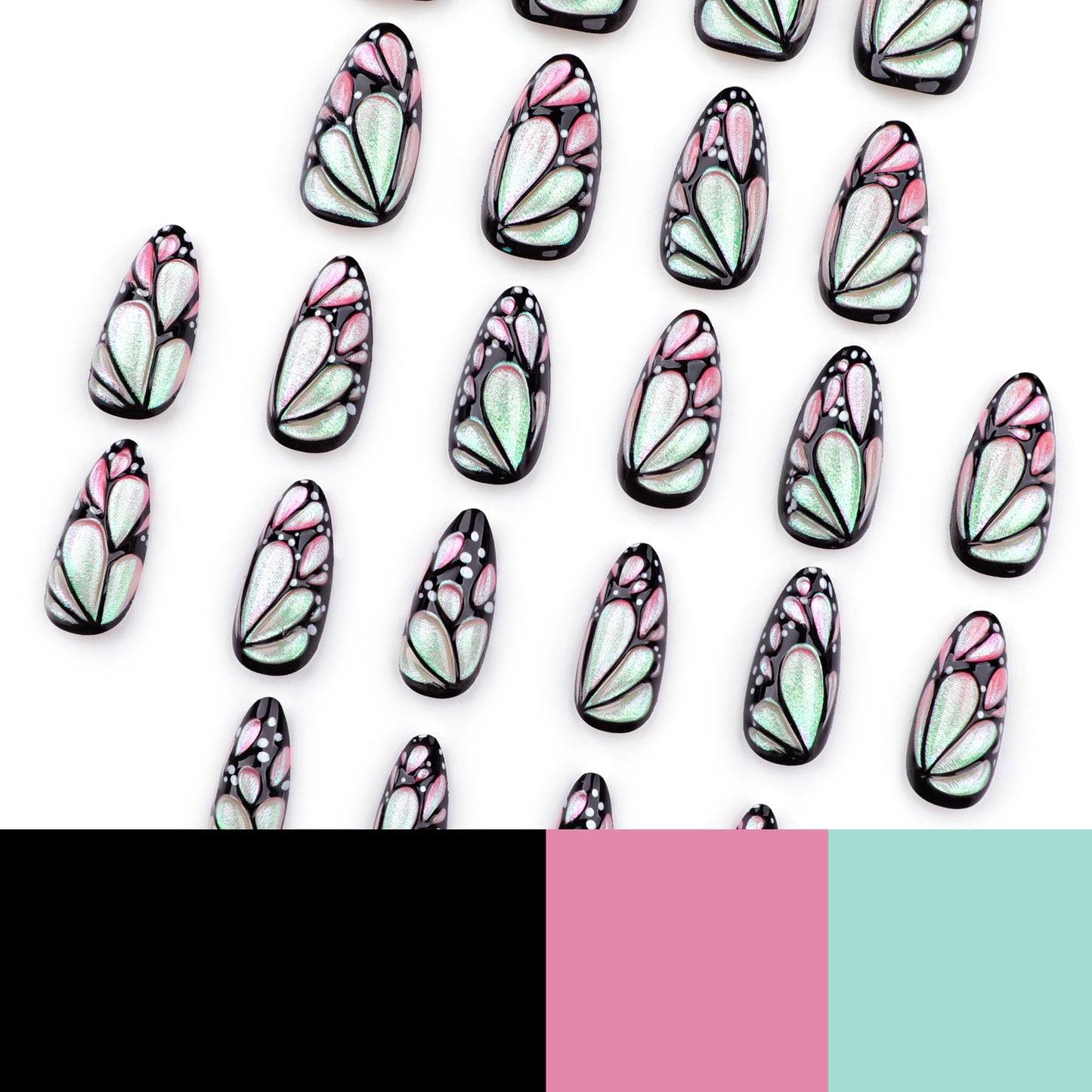 Butterfly Wing Nail Art