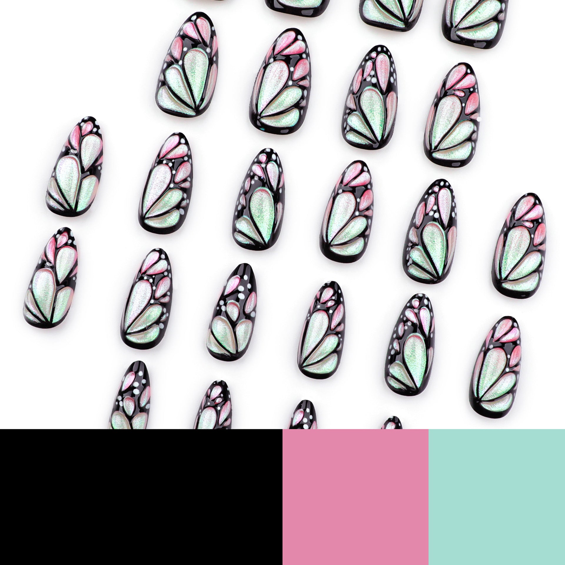 Butterfly Wing Nail Art