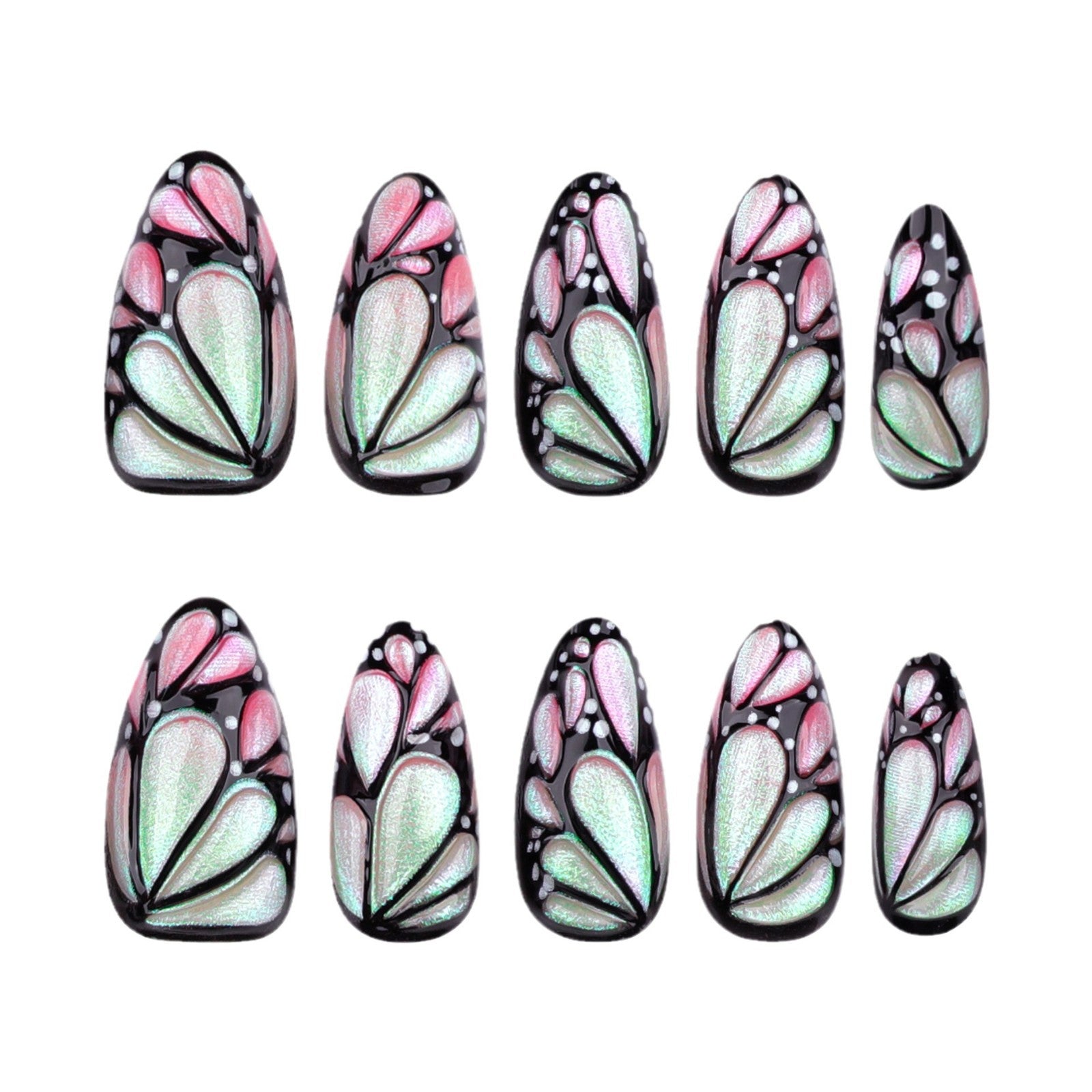 Butterfly Wing Nail Art