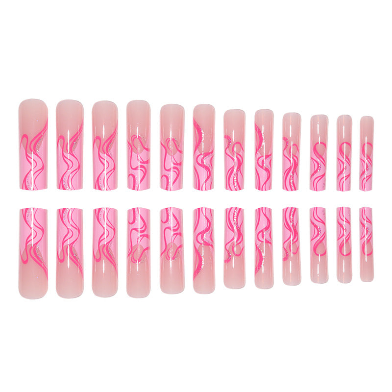 Marbled Acrylic Nail Set