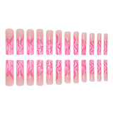 Marbled Acrylic Nail Set