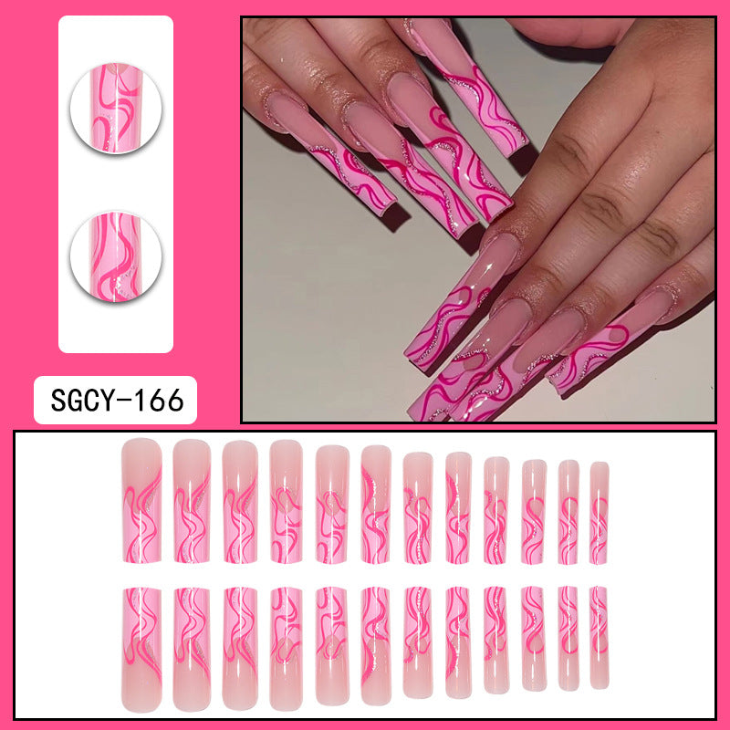 Marbled Acrylic Nail Set