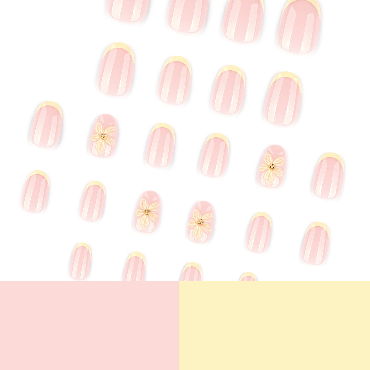 Floral Accent Nails Art