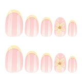 Floral Accent Nails Art