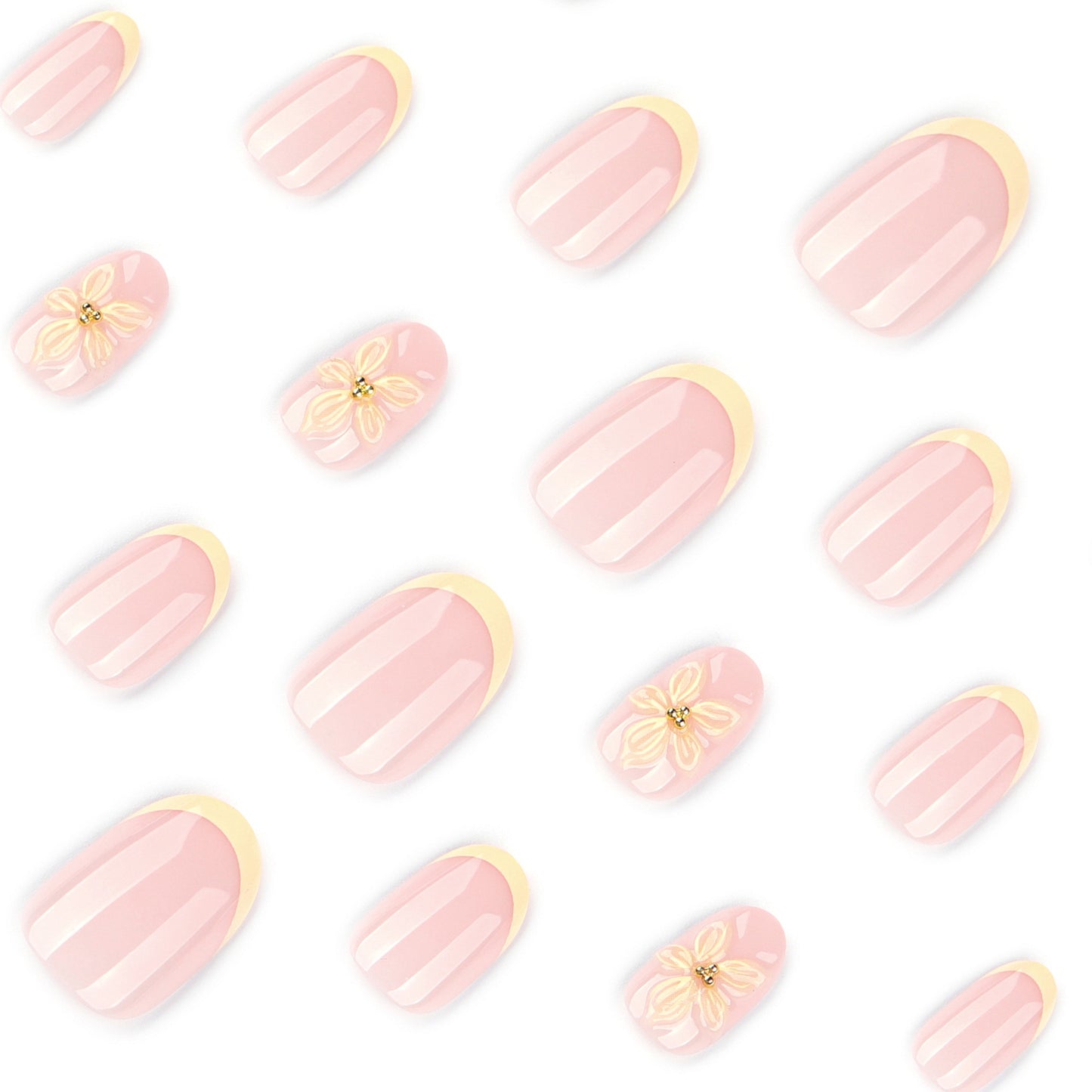 Floral Accent Nails Art