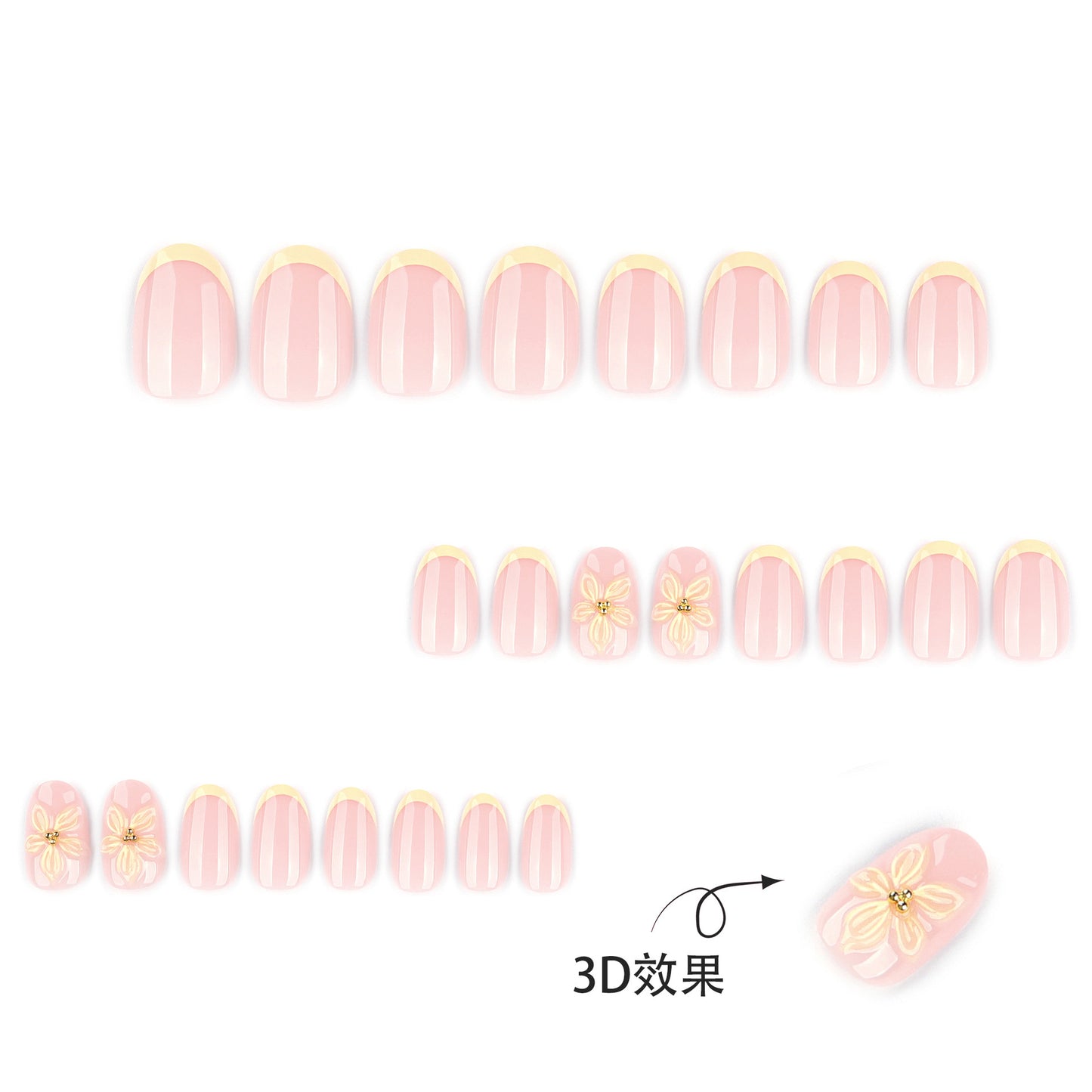 Floral Accent Nails Art