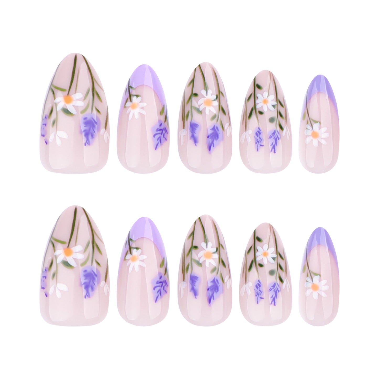 Floral & Daisy Nail Art