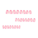 Elegant Pink and Nude Nail Art