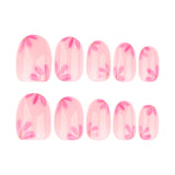 Elegant Pink and Nude Nail Art