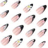 Floral Acrylic Nail Art