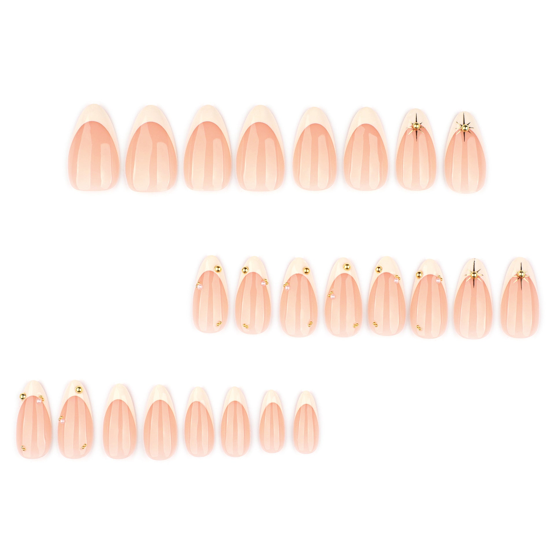 Elegant Nail Art with Gold Accents
